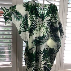 Palm Print Dress by “The Tiny Closet” boutique